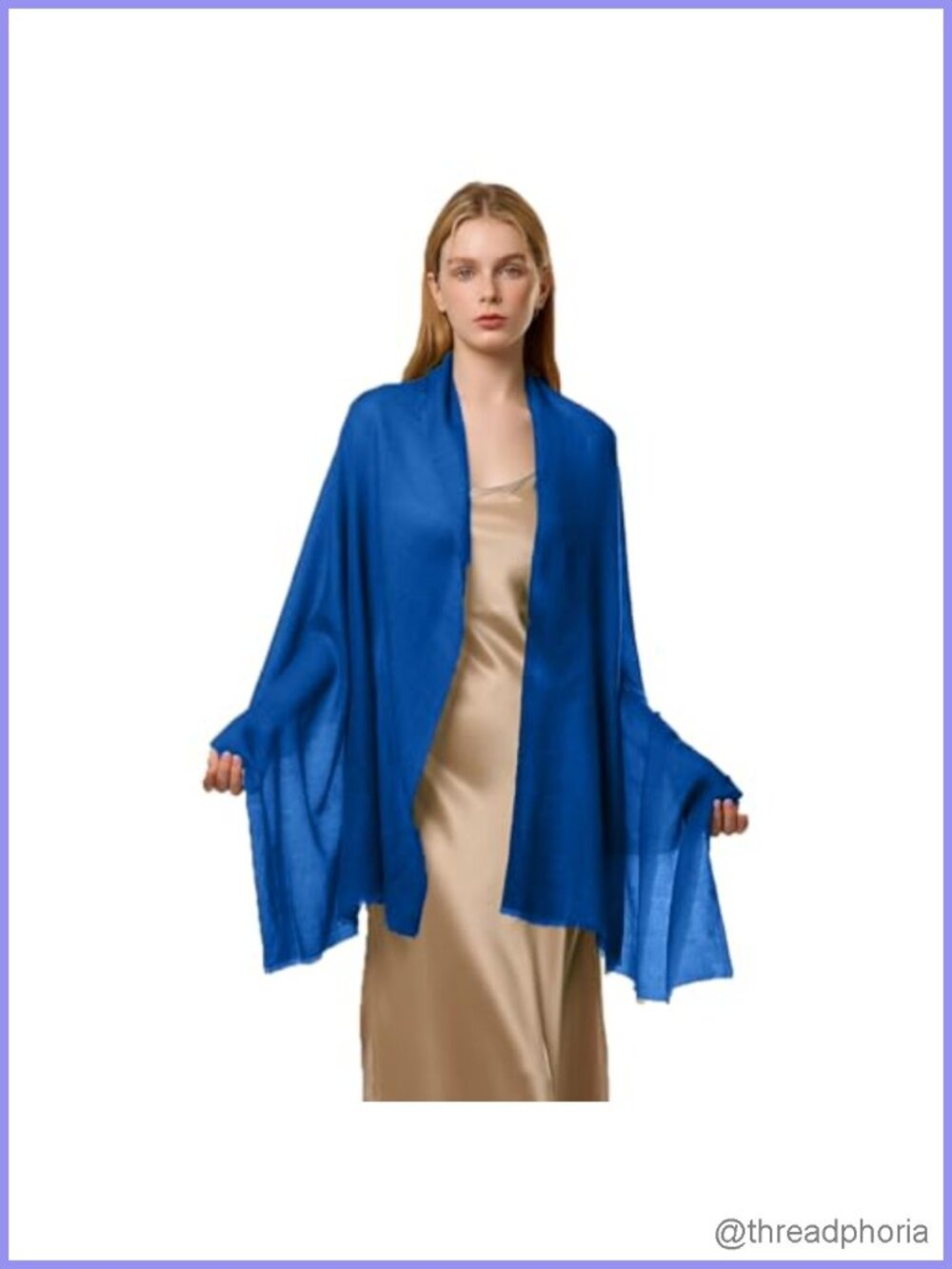 Luxury 100% Cashmere Shawl Wrap, Extra Large Sheer Scarf, Lightweight